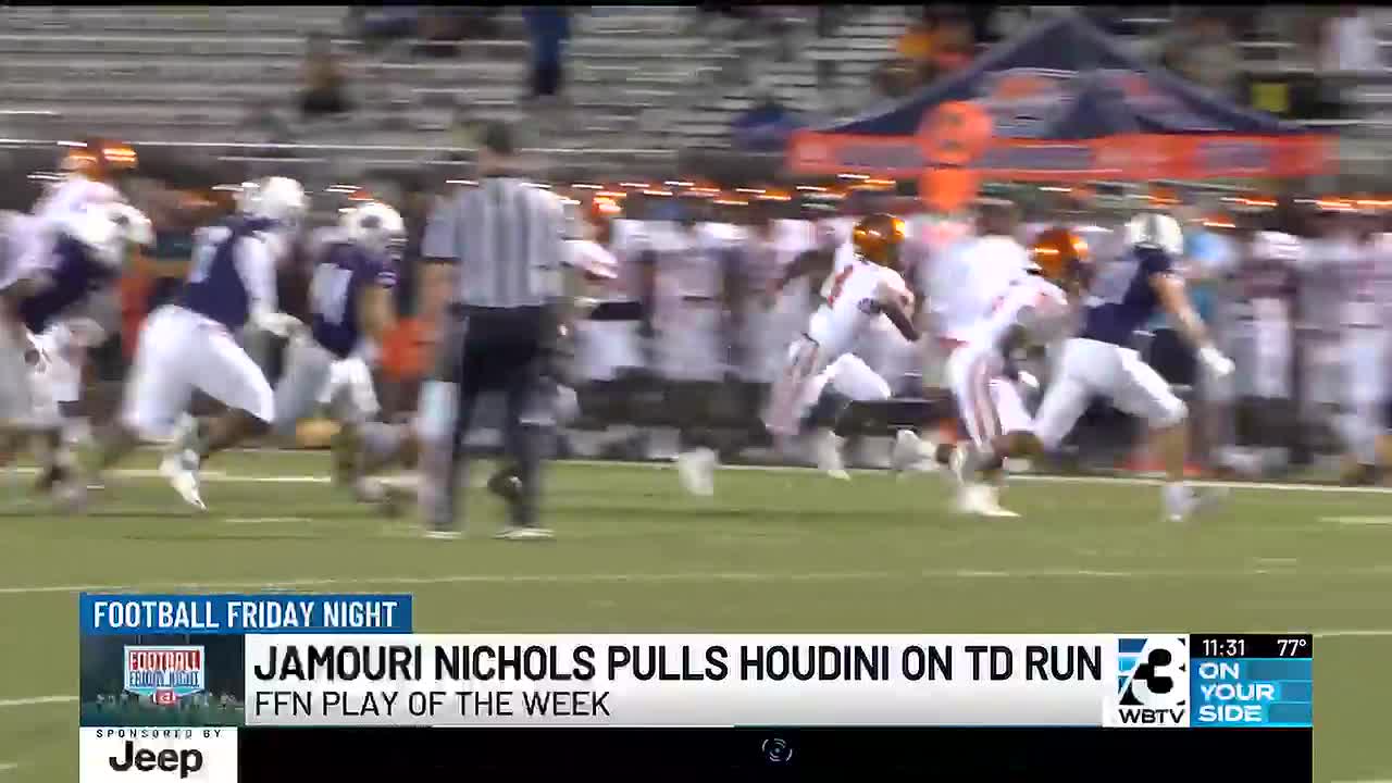 Chambers High Quarterback Jamouri Nichols Scores Crucial Touchdown Against Ardrey Kell