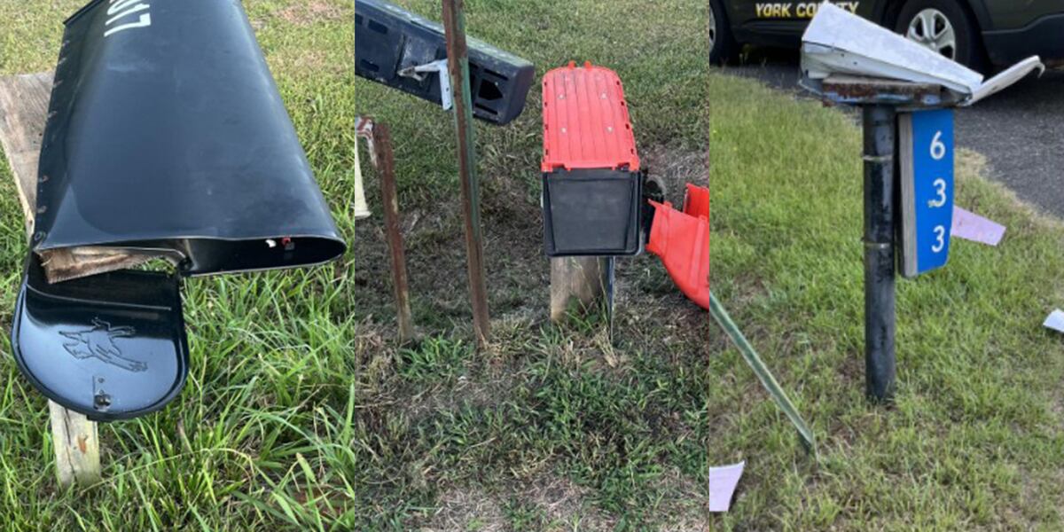 Mailbox Ripped Out Mailboxes smashed overnight in York County: See the damage
