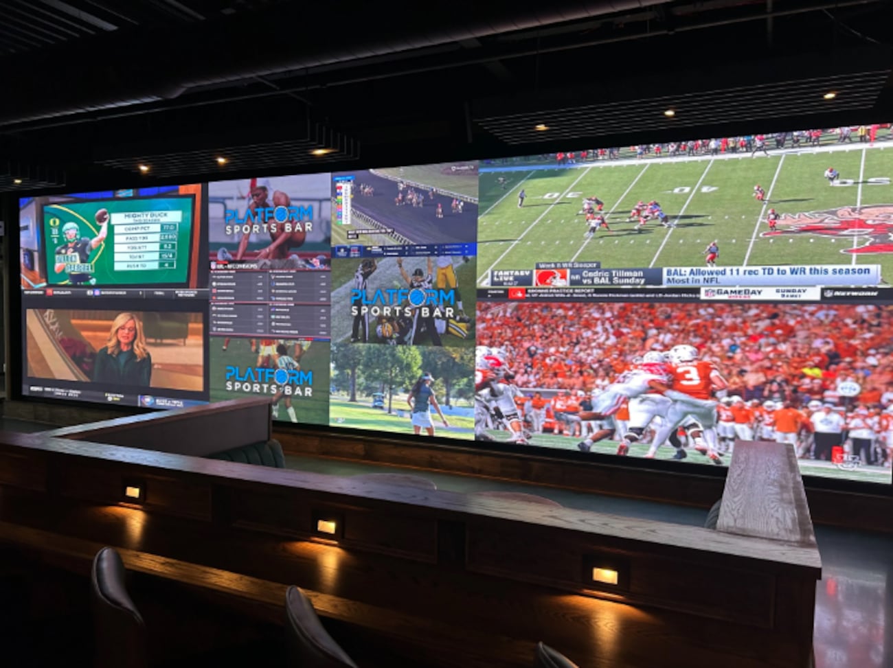 Massive sports bar with 40-foot TV wall and rooftop patio opening in ...