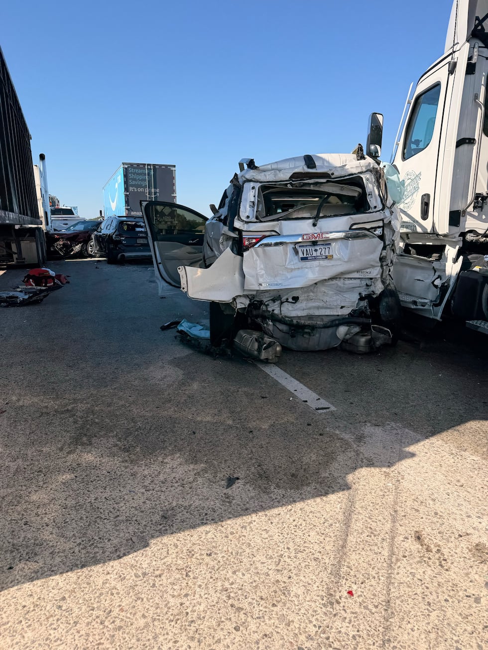 69-car pileup leaves several injured on South Carolina bridge 7 I-95 crash on Lake Marion Bridge in South Carolina.