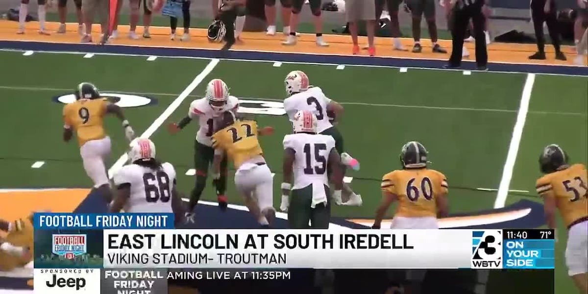 East Lincoln rolls to 1-0 start with 35-7 win over South Iredell