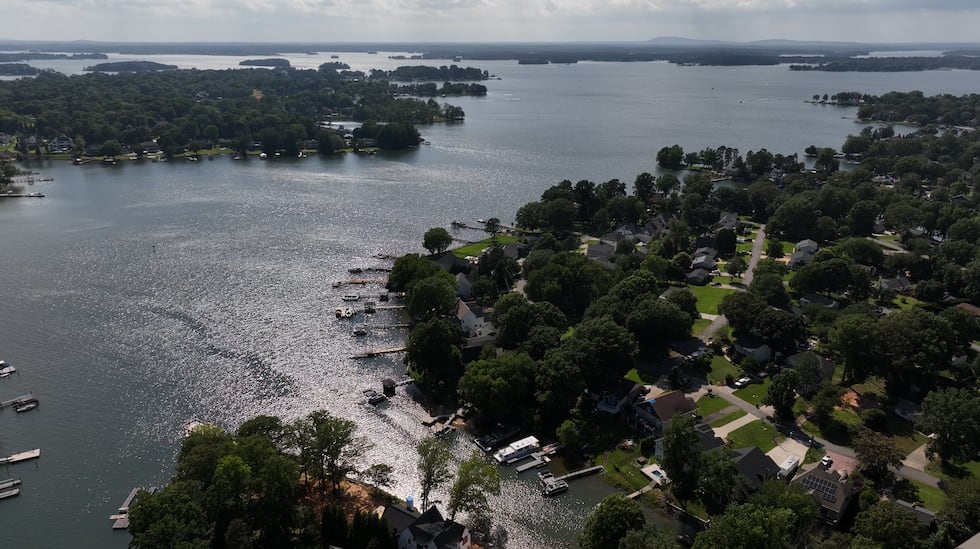 FILE -- A swimming advisory was issued after wastewater spilled into a Lake Norman cove in the...