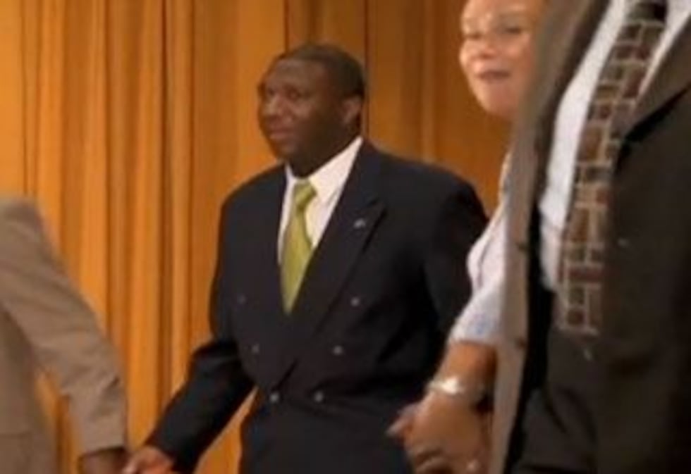 An image of Greene from the video on YouTube.