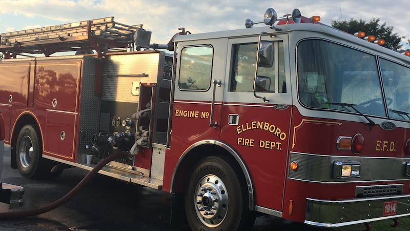 FILE PHOTO -- A firefighter was airlifted to the hospital after an Ellenboro Fire Department...