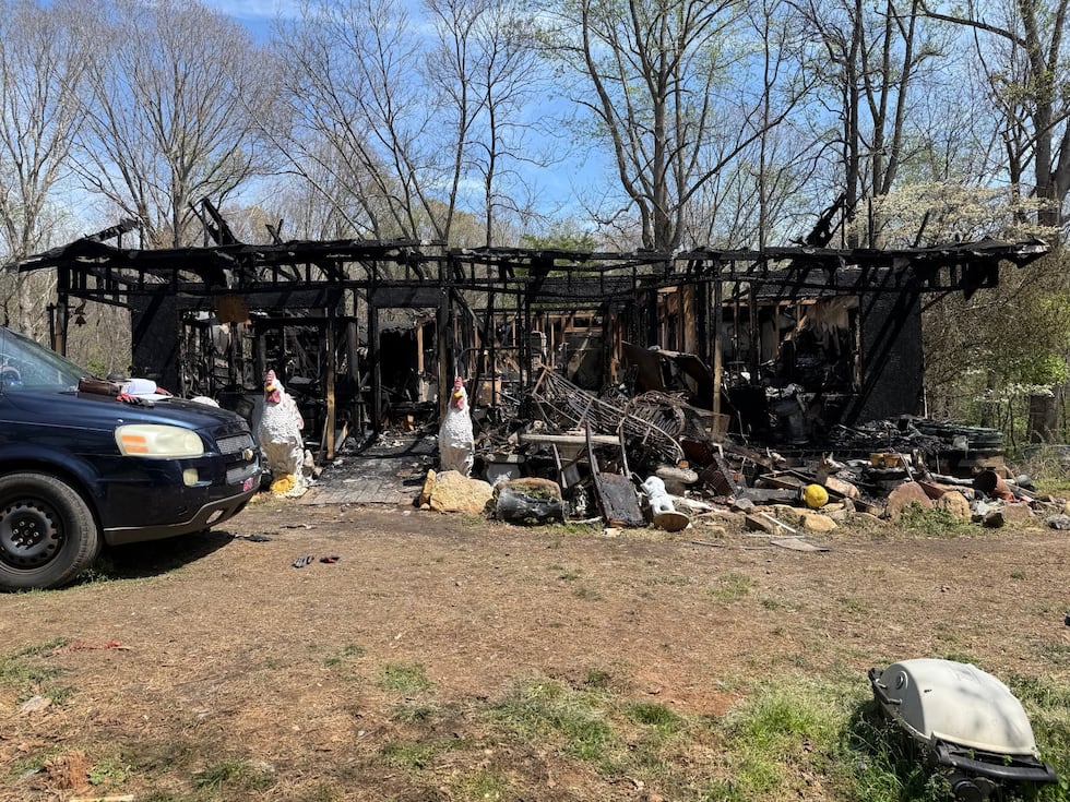 The explosion and fire were reported on Wednesday, April 1, on Shook Road.