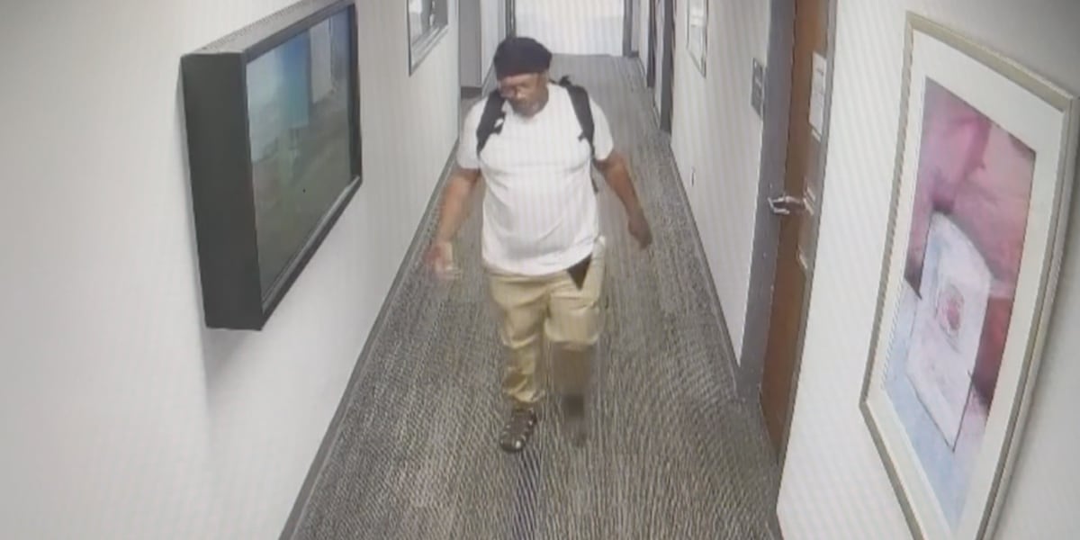 Hospital equipment theft — Charlotte police seek suspect caught on surveillance video