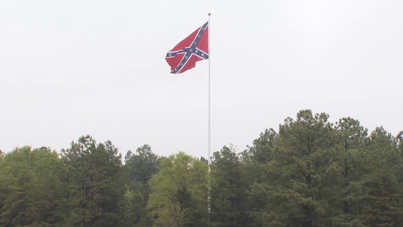 The Confederate flag that flew over I-85 in the Spartanburg, S.C. area has been taken down.