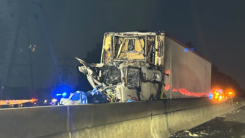 I-85 crash in Gaston County on Monday, Oct. 26.