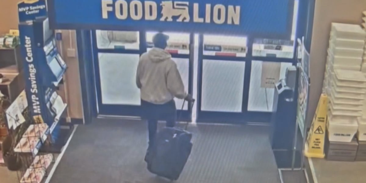 Police search for man accused of stealing meat from multiple Food Lion stores