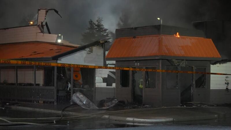 Hooters fire in Sandy Springs, S.C.