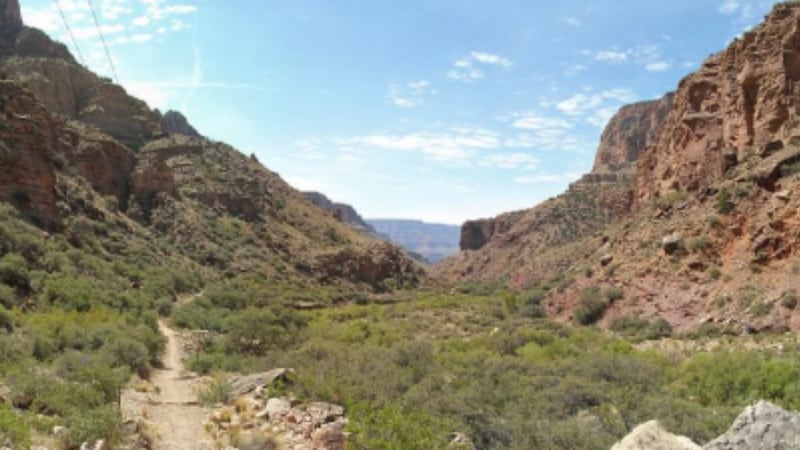 The North Kaibab Trail in Grand Canyon National Park