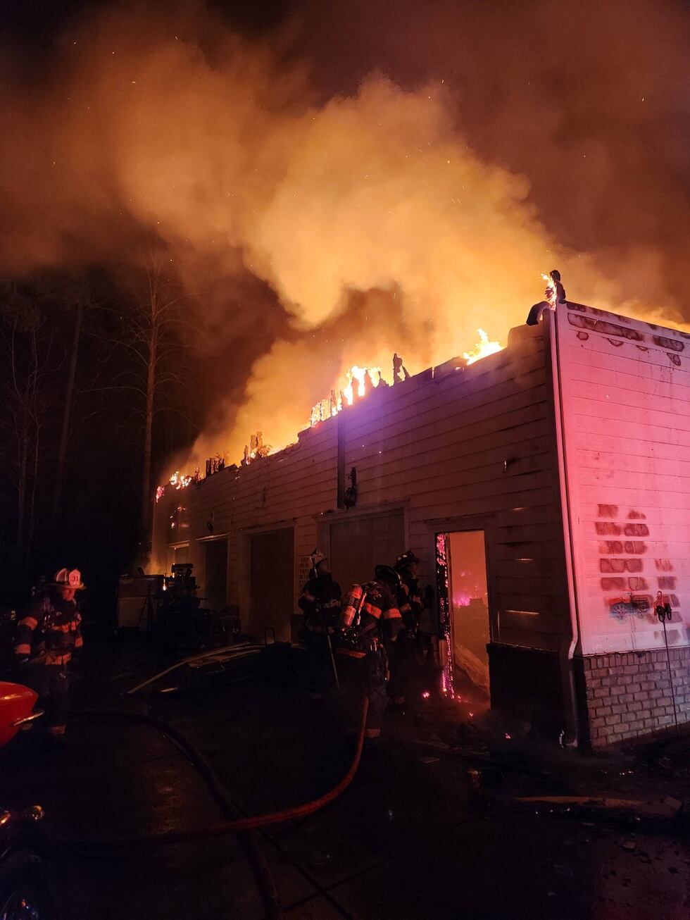 Blacksnake Road fire in Stanley, N.C.