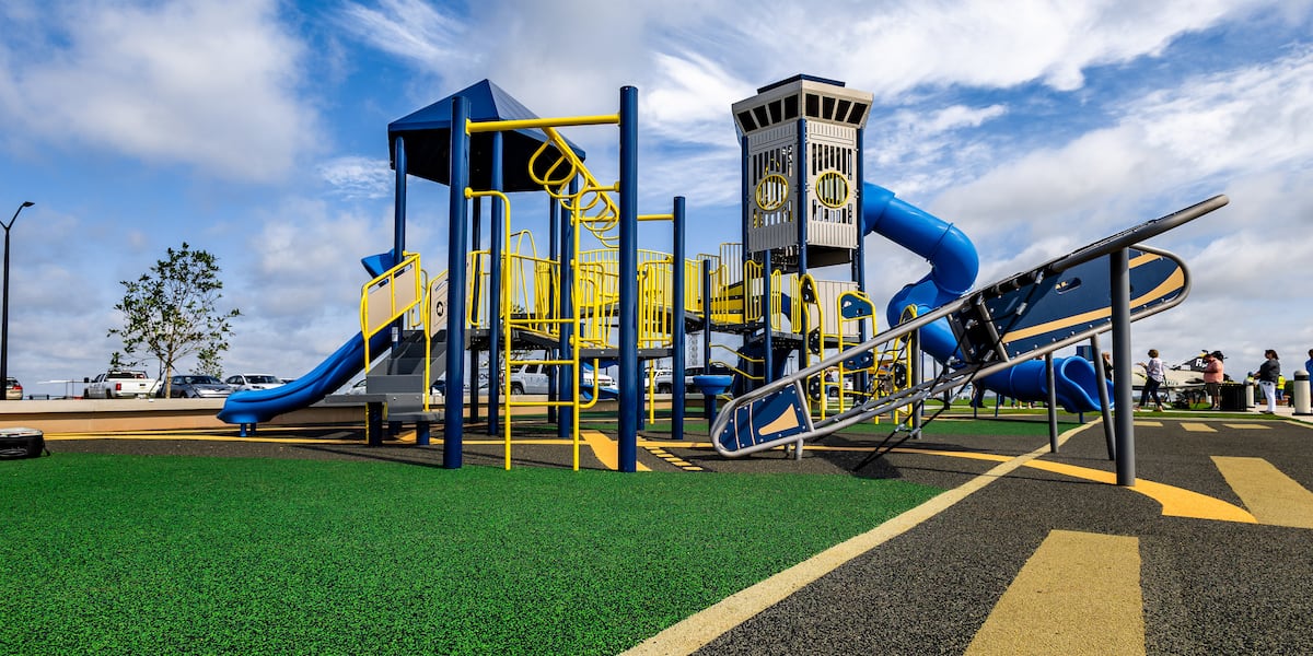 Charles Riley Playground Taking a look at playgrounds across Charlotte