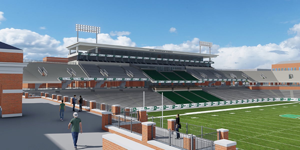 New renderings of Jerry Richardson Stadium expansion