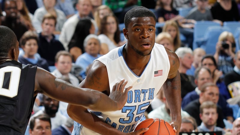 North Carolina Reggie Bullock (35) looks to pass the ball against UNC-Pembroke during the...