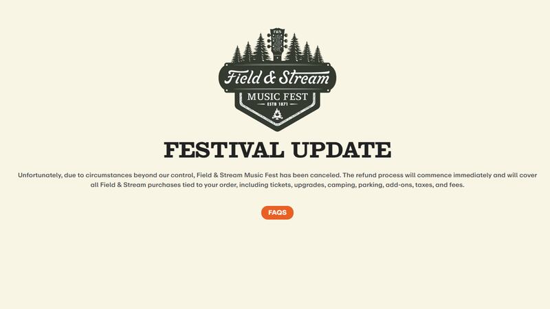 Field & Stream Music Fest update