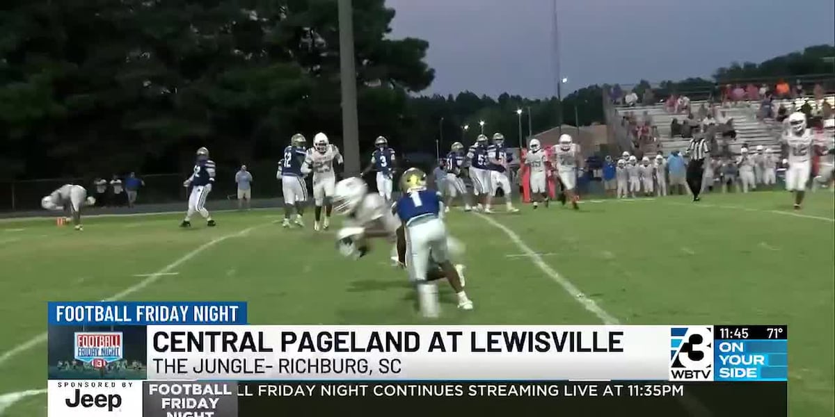 Central Pageland scores early and often in 56-14 win over Lewisville
