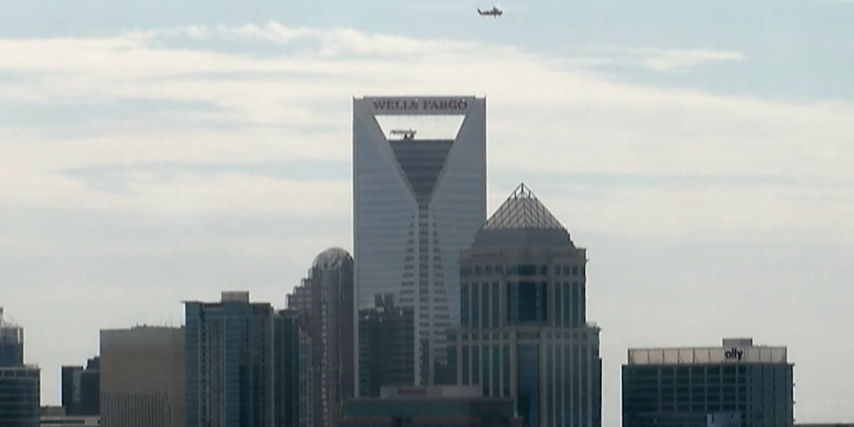 Watch: Wells Fargo adds letters to Charlotte building, changing skyline