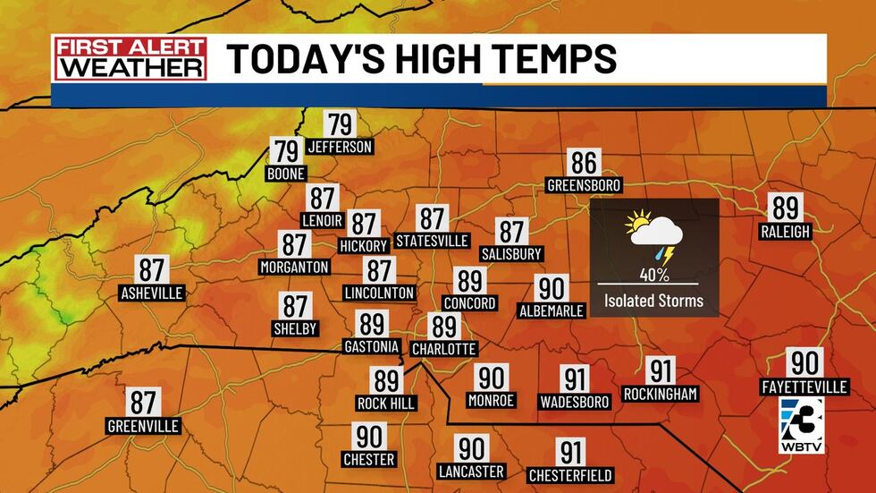 First Alerts up for today & Monday