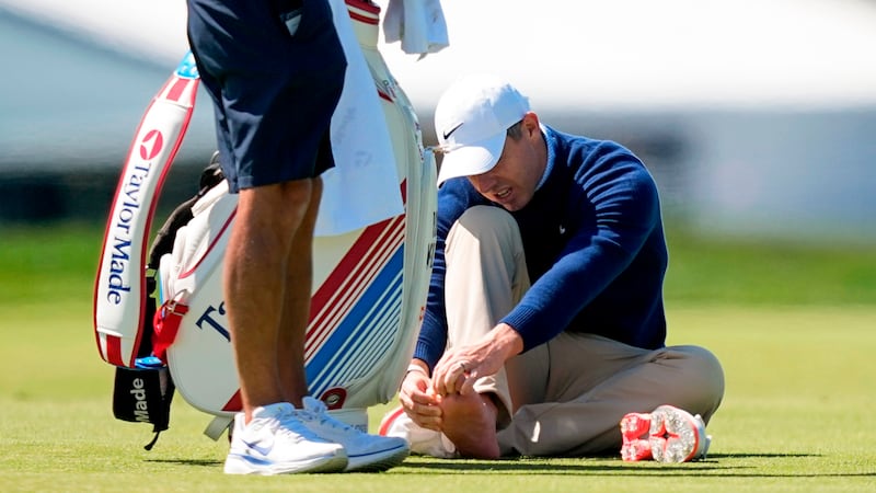 Rory McIlroy cuts practice short at the PGA with a blister on his right toe