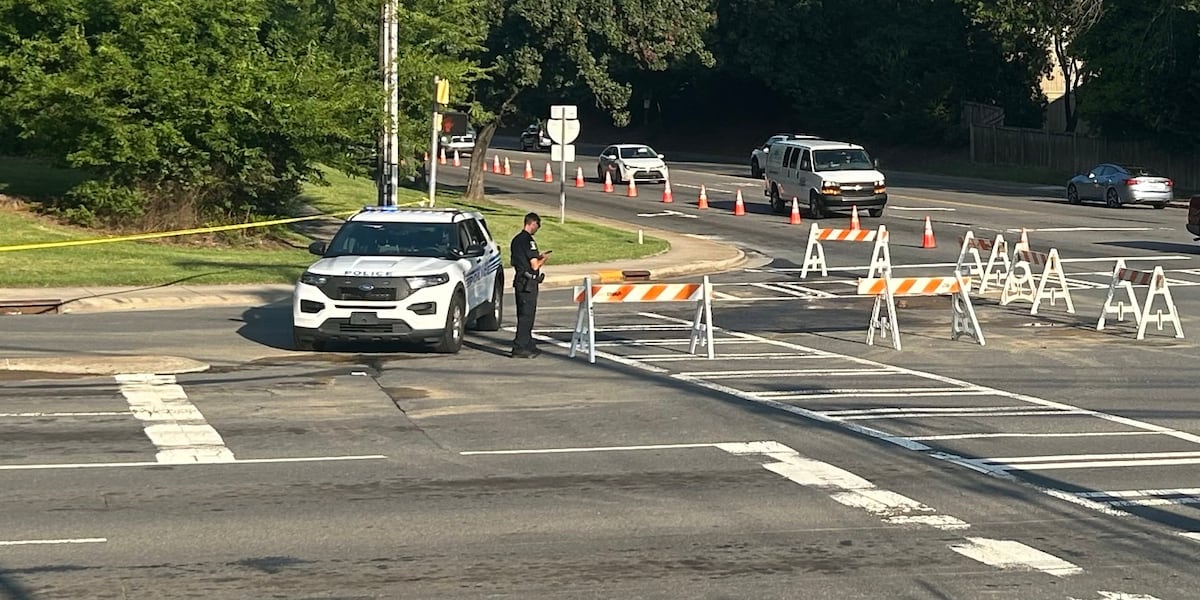 Crash damages fire hydrant, closes busy south Charlotte road