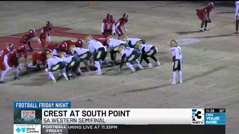 Crest reaches 5A Western Regional Final with 28-14 win over South Point