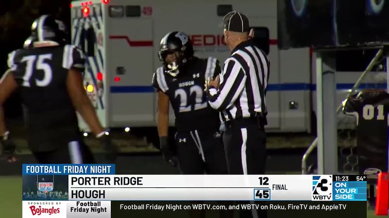 Hough dominates Porter Ridge 45-12 to reach third round