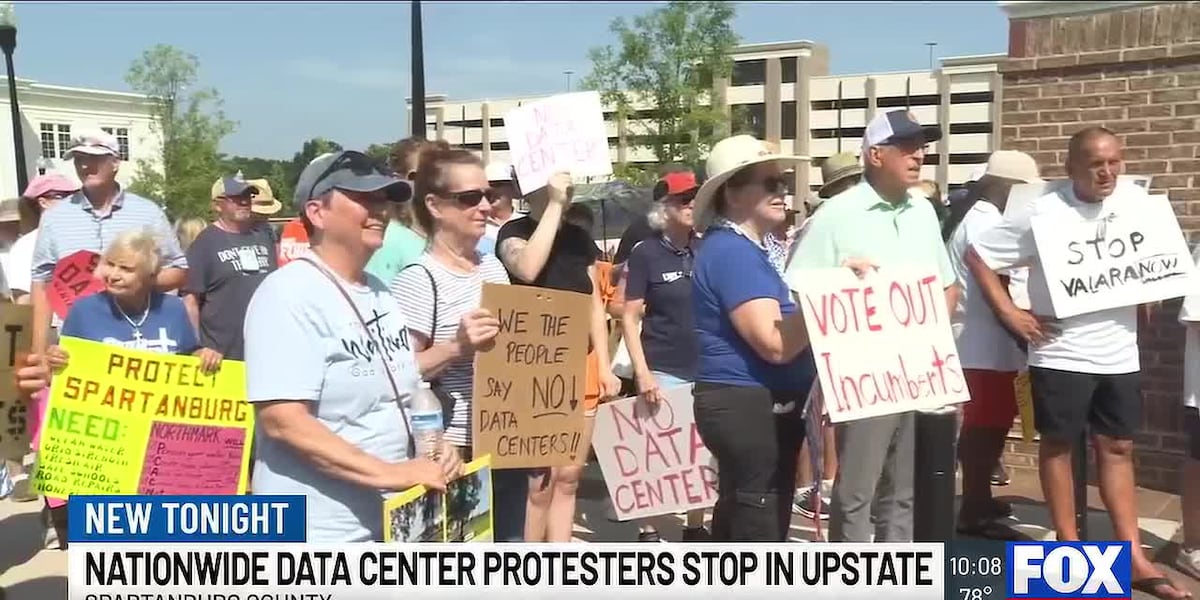 Judge to consider halting Spartanburg data center construction Thursday