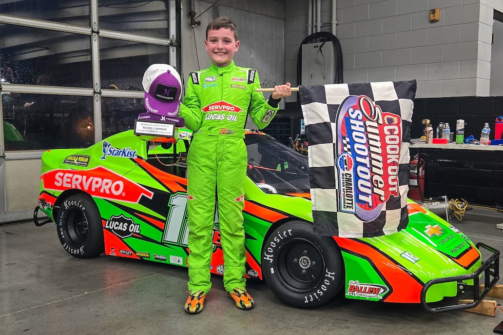 Brexton Busch won on the opening night of the 2025 Summer Shootout at Charlotte Motor Speedway.