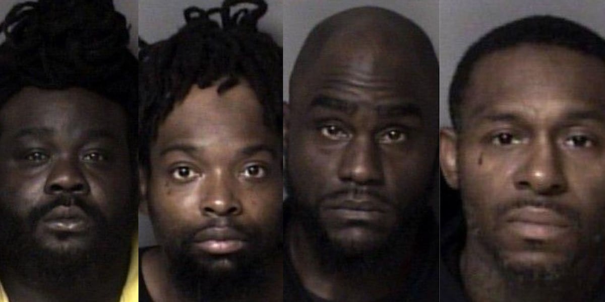 Dimitrius Acrey Mugshots released for 4 men federally charged after hotel raid in ...
