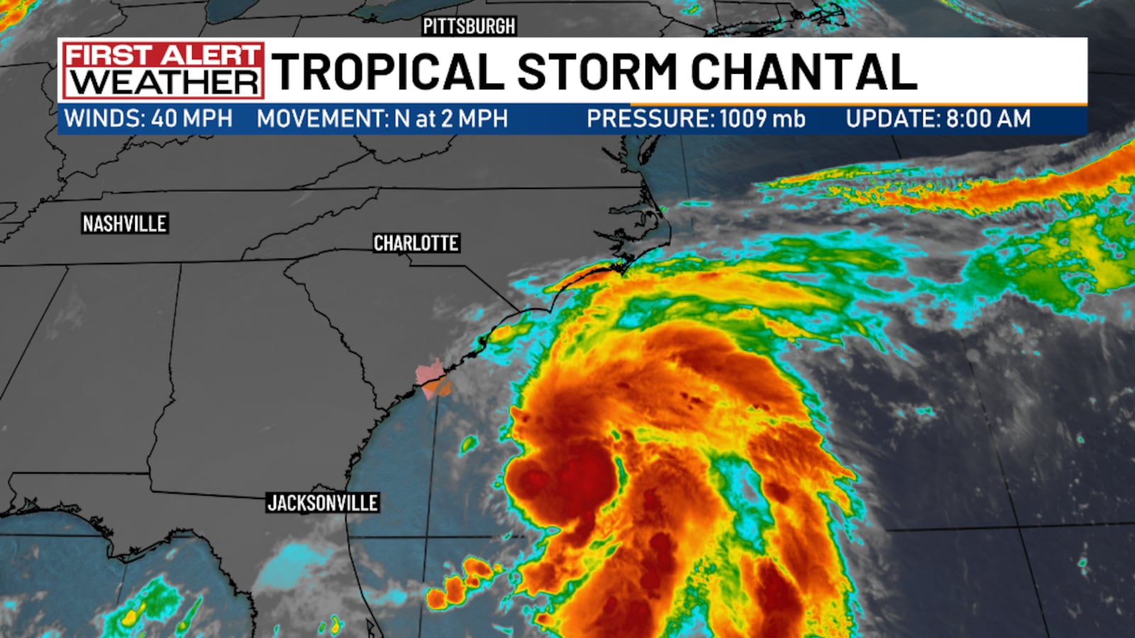 South Carolina emergency management officials tracking Tropical Storm ...