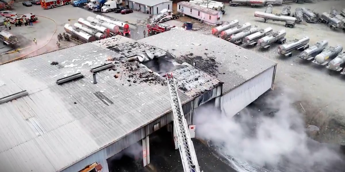 Ntc Explosion Explosion near northwest Charlotte chemical plant causes massive fire ...