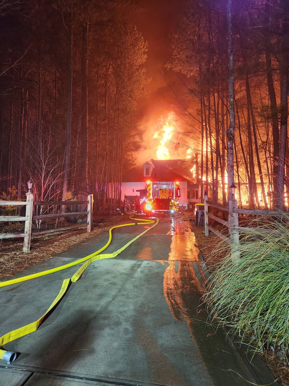 Blacksnake Road fire in Stanley, N.C.