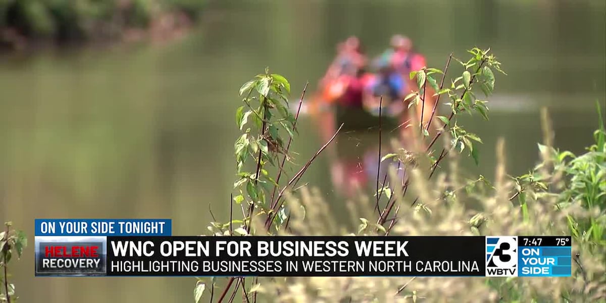 Western North Carolina open for business week