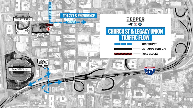 Closures begin at 9 a.m. and roads will reopen around 11 p.m.-11:30 p.m.