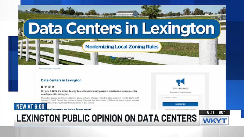 Lexington’s Urban County Council launches online data center forum, information hub