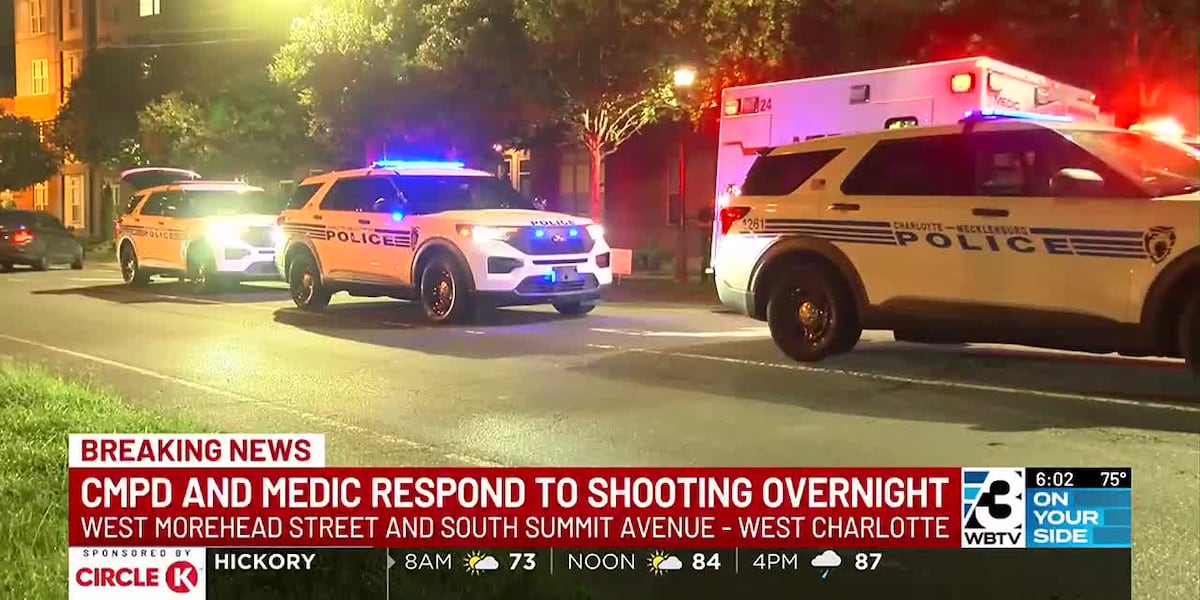 MEDIC: 2 people refused transport to hospital after shooting on W. Morehead St.