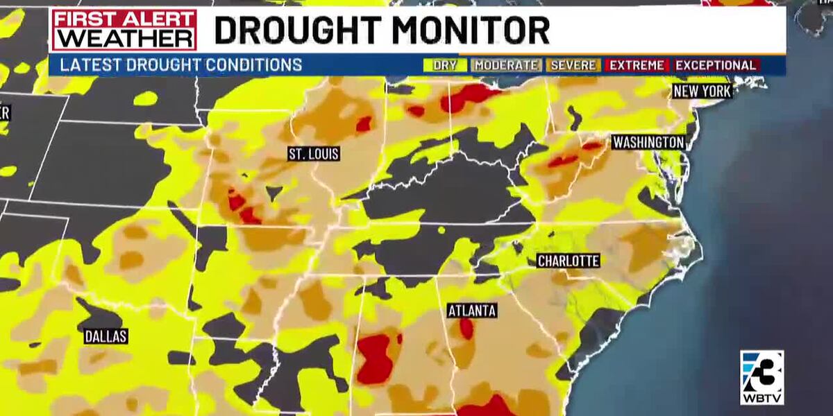 Traking Rought Tracking drought conditions in the Carolinas on ‘The First Alert’