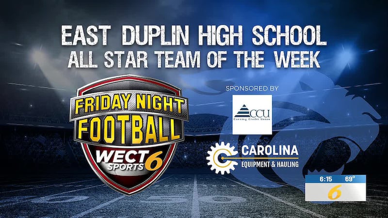 East Duplin High School has been named “Team of the Week” for week ten of the football season.