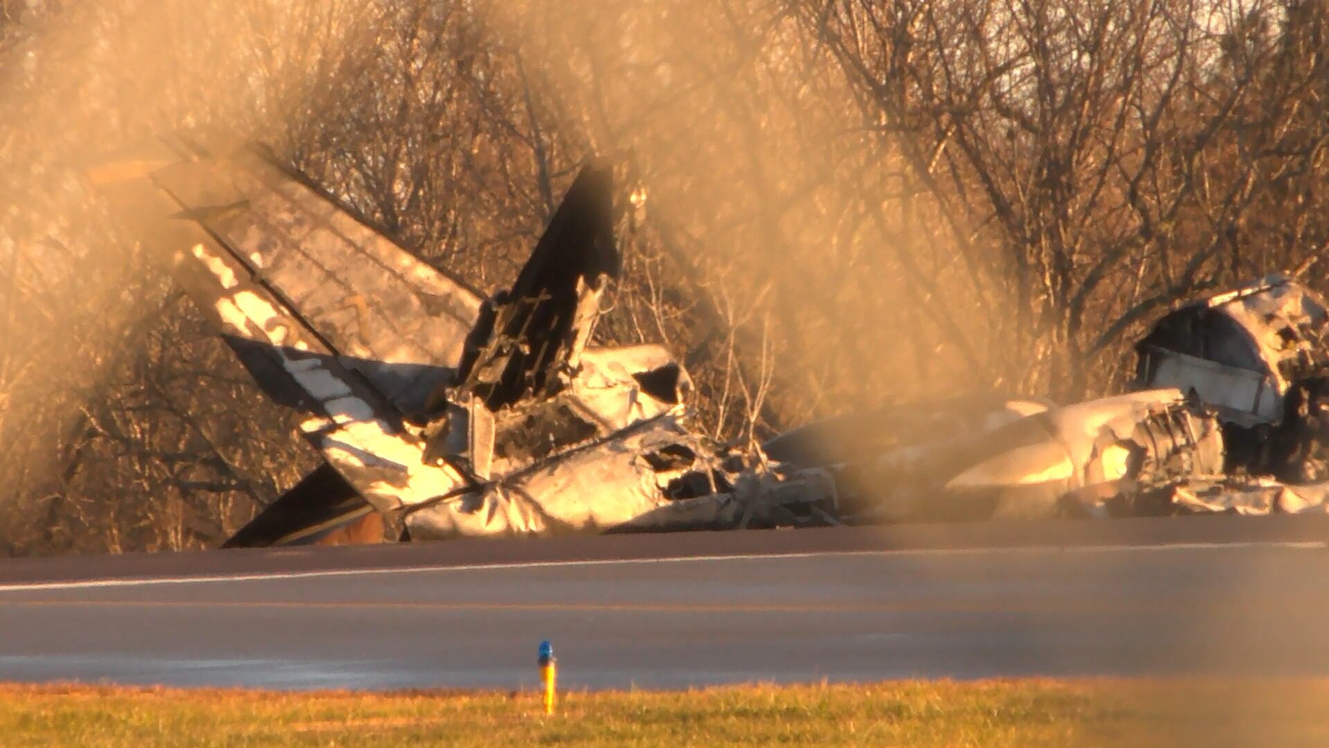 Photos show aftermath of Statesville plane crash that killed former NASCAR driver Greg Biffle